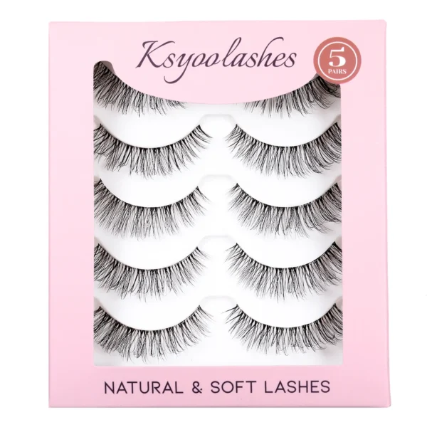 3D Super Natural Looks Strip Lashes - MO102