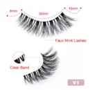 3D Super Natural Looks Strip Lashes - MO4A