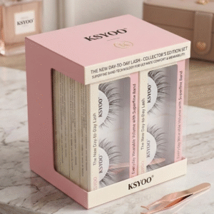 Natural Wispy Faux Mink Lashes – Clear Band & Lightweight | A03