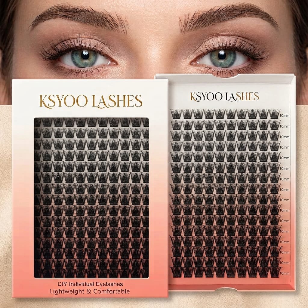 New Style FD001 Ksyoolashes Cluster Lashes lashes at home DIY lashes - Image 4
