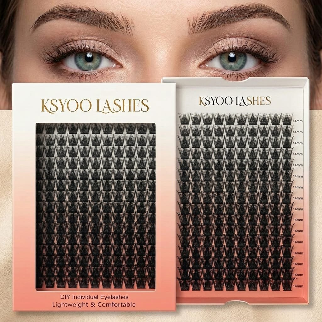 New Style FD001 Ksyoolashes Cluster Lashes lashes at home DIY lashes - Image 6